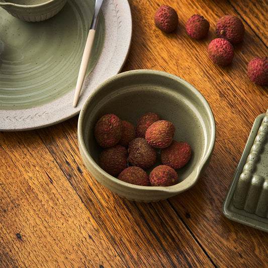 Kitchen Life 16cm Scallop Bowl - Peppercorn