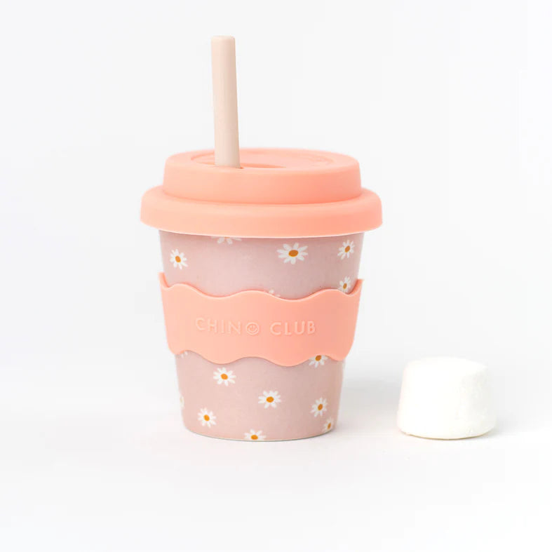 Chino Cup Pink Daisy Baby 4 oz