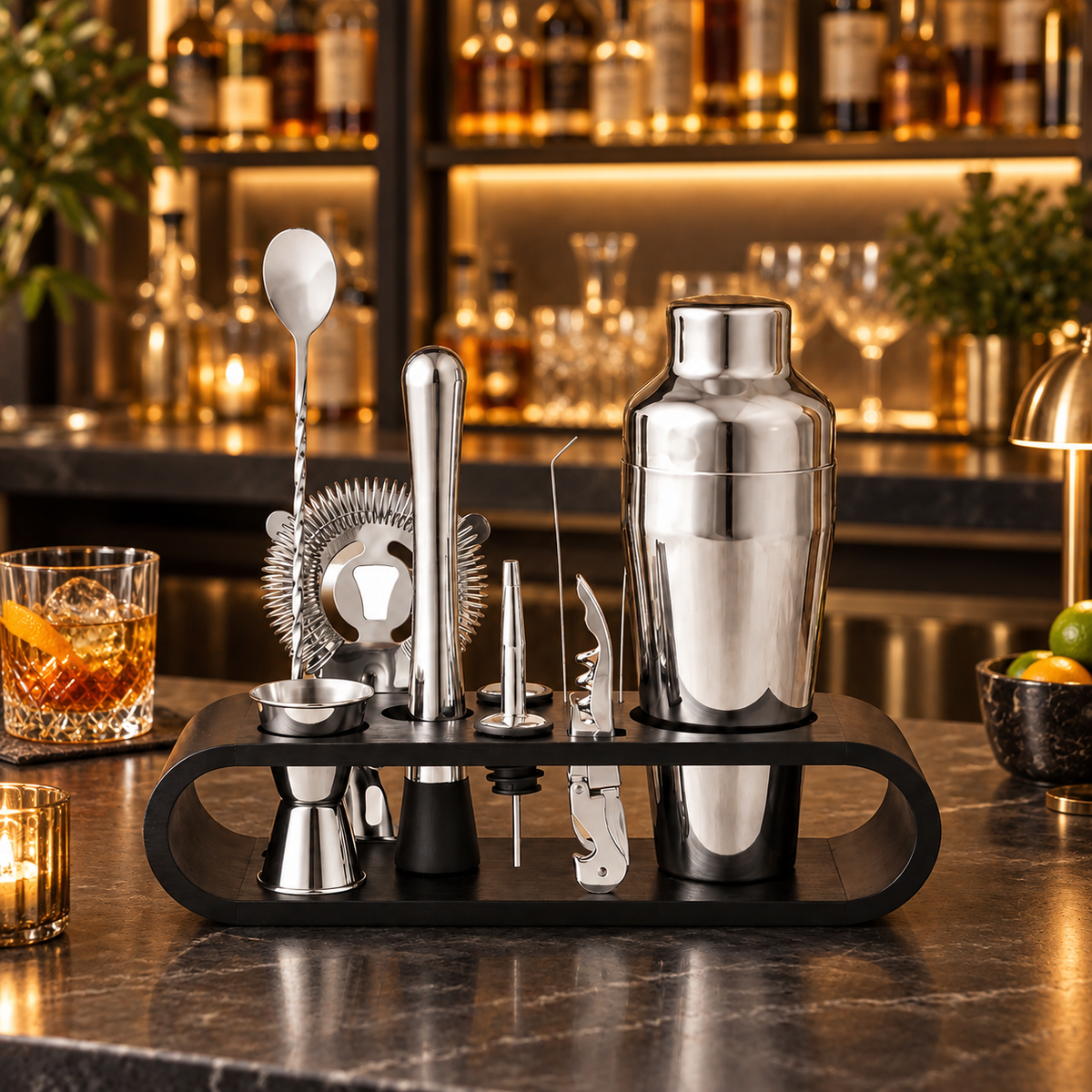 Davis & Waddell 10pcs Bar Set