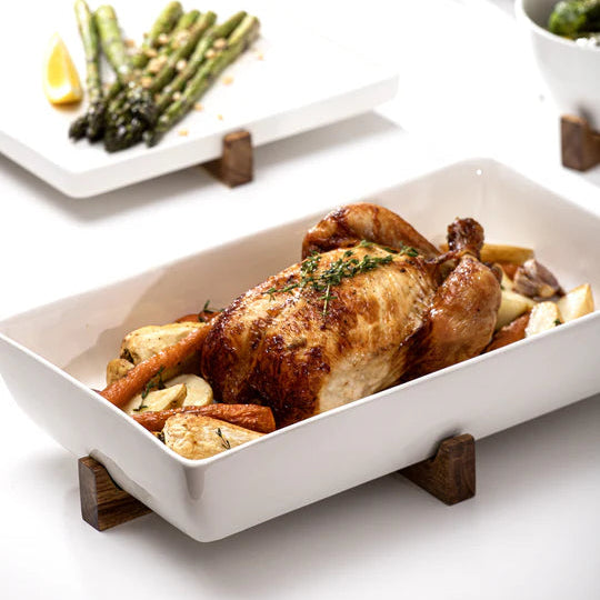 Alto Oven To Table Rectangle Dish With Trivet