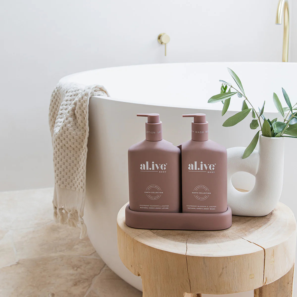 Al.ive Wash & Lotion Duo - Raspberry Blossom & Juniper
