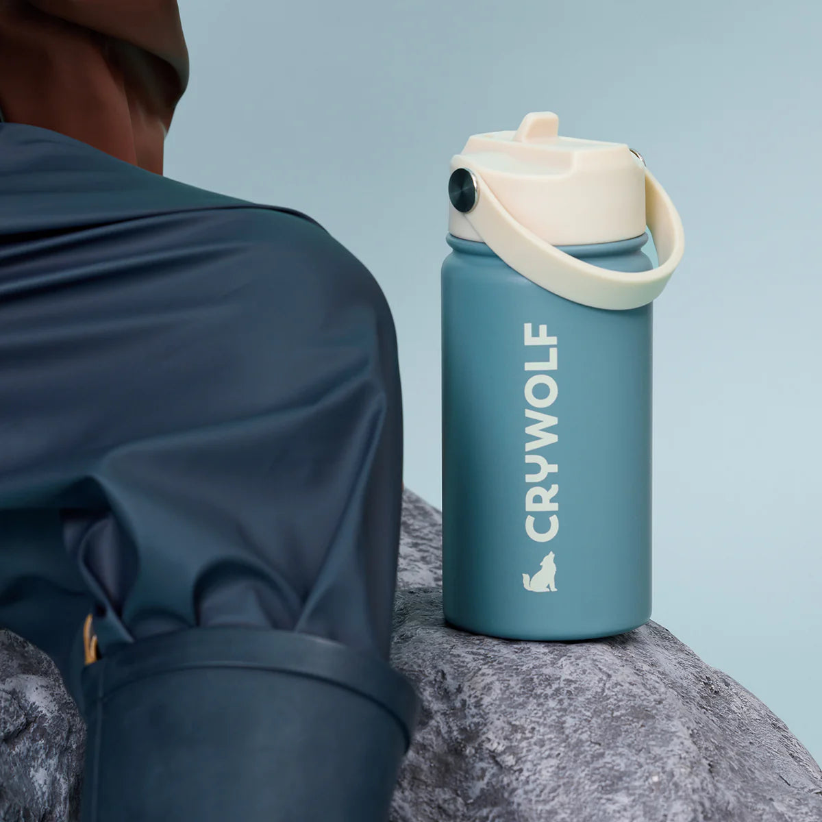 Kids Drink Bottle Stone Blue