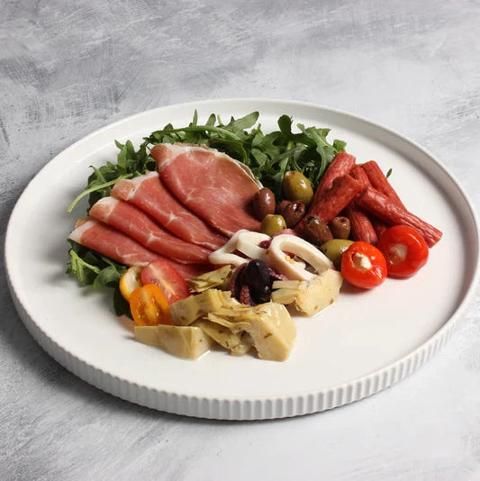 Matte White Round Platter