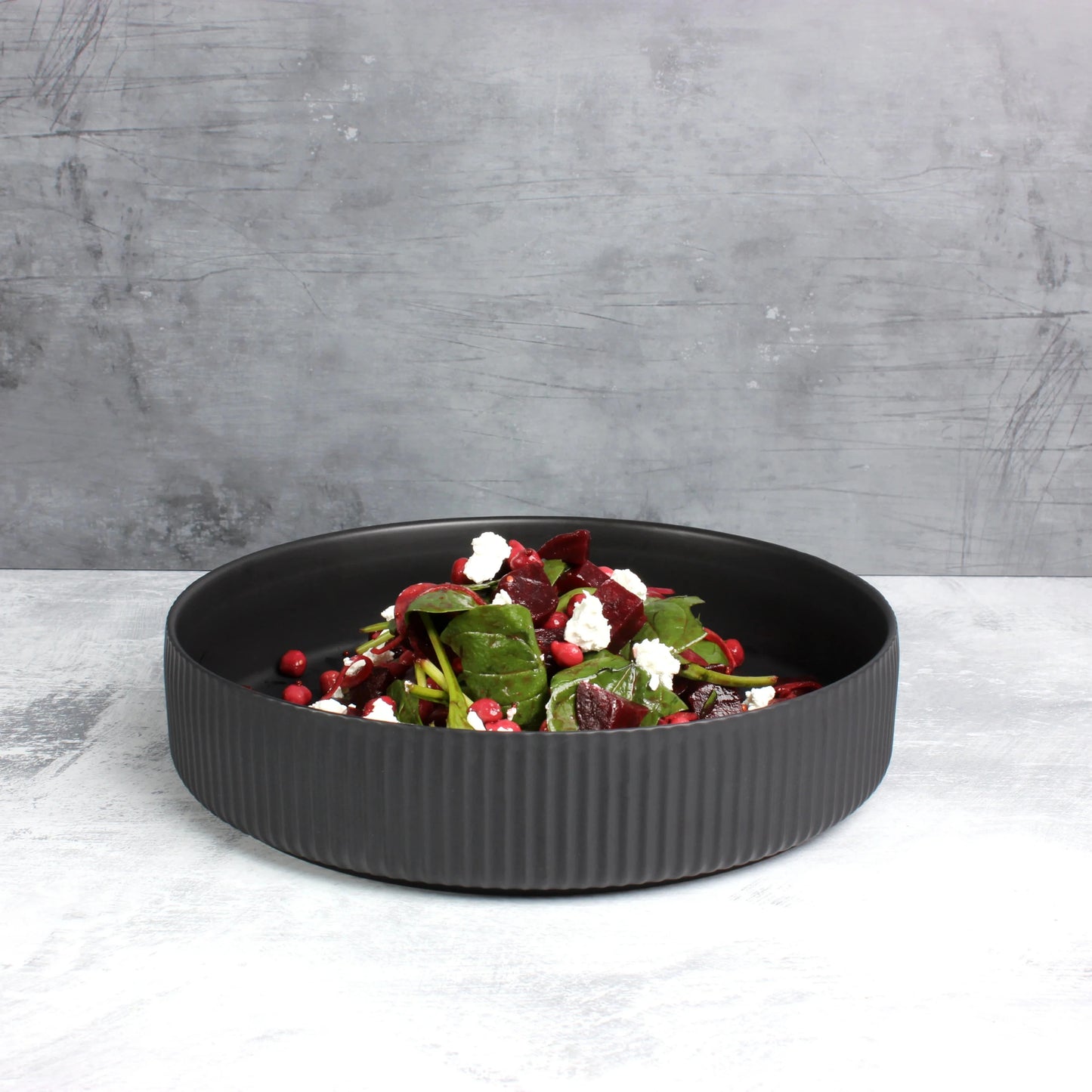Matte Black Salad Bowl
