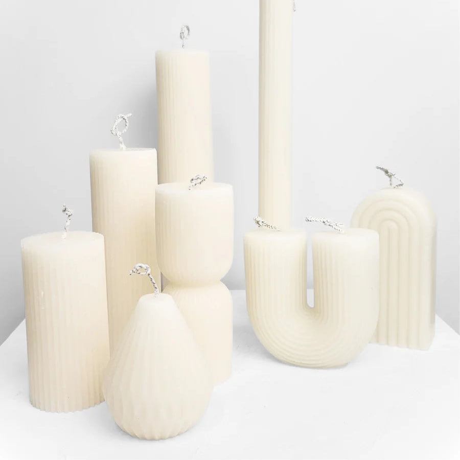 Ivory White Soy Candles