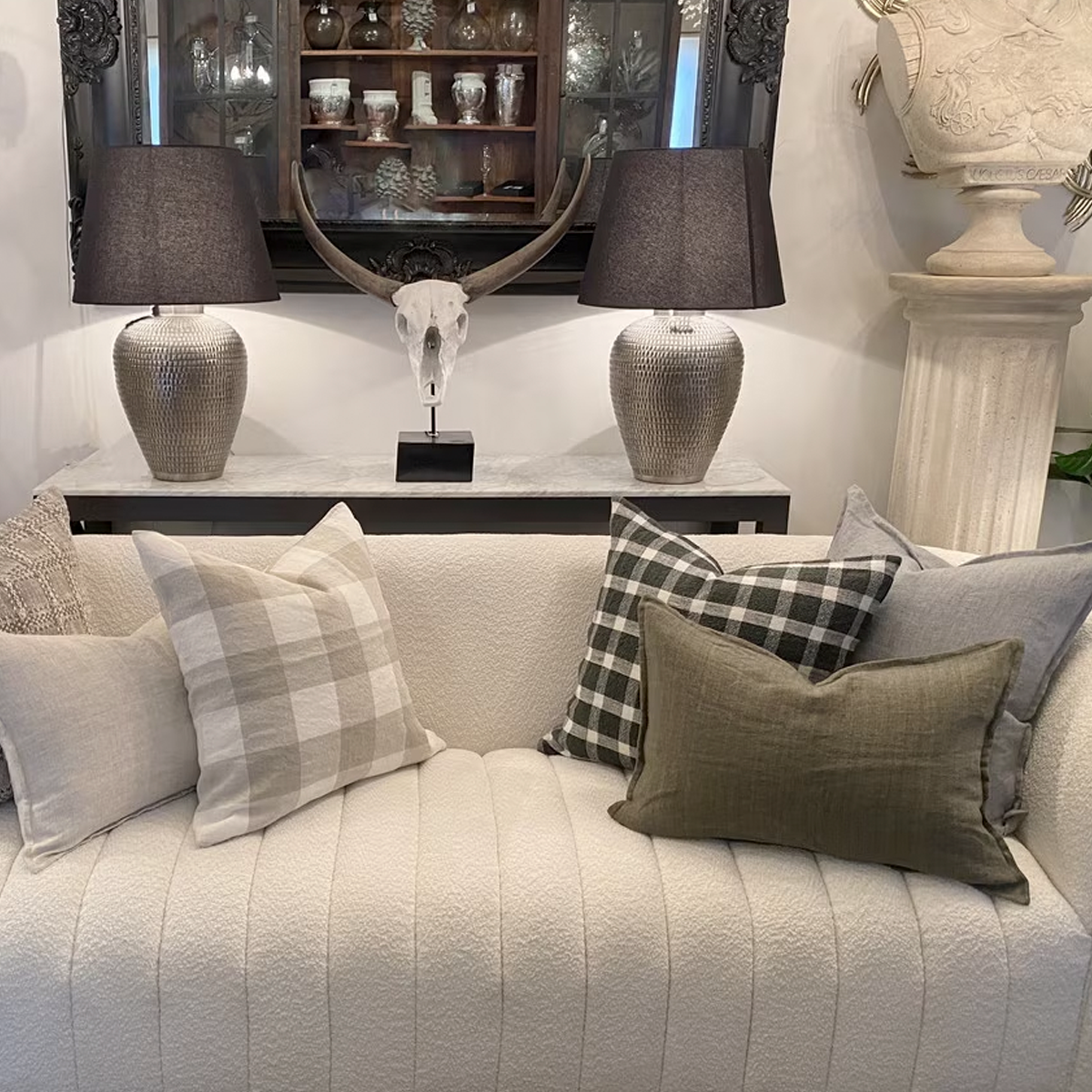 Linen Cushion Long