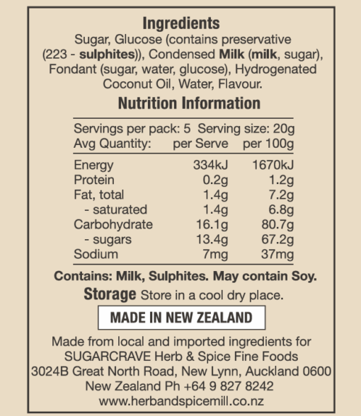 Premium Crumbly Caramel Fudge