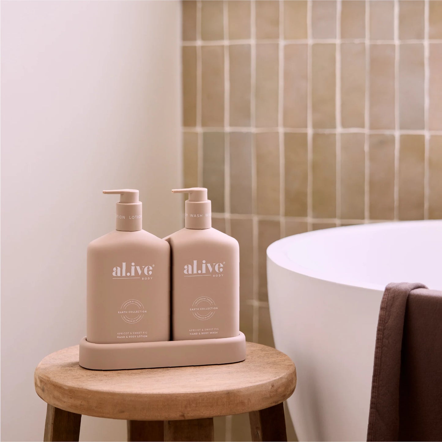 Al.ive Wash & Lotion Duo - Apricot & Sweet Fig