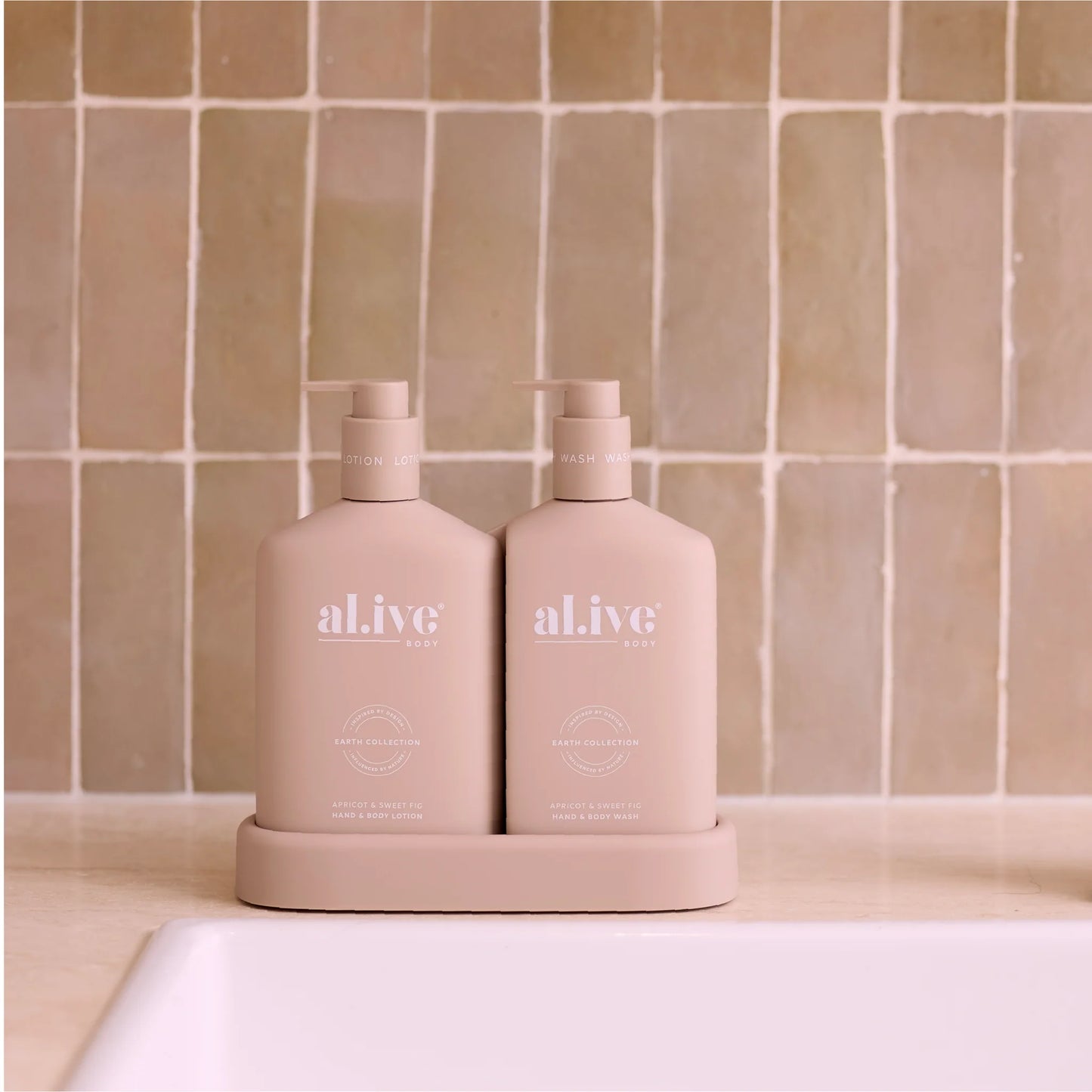 Al.ive Wash & Lotion Duo - Apricot & Sweet Fig