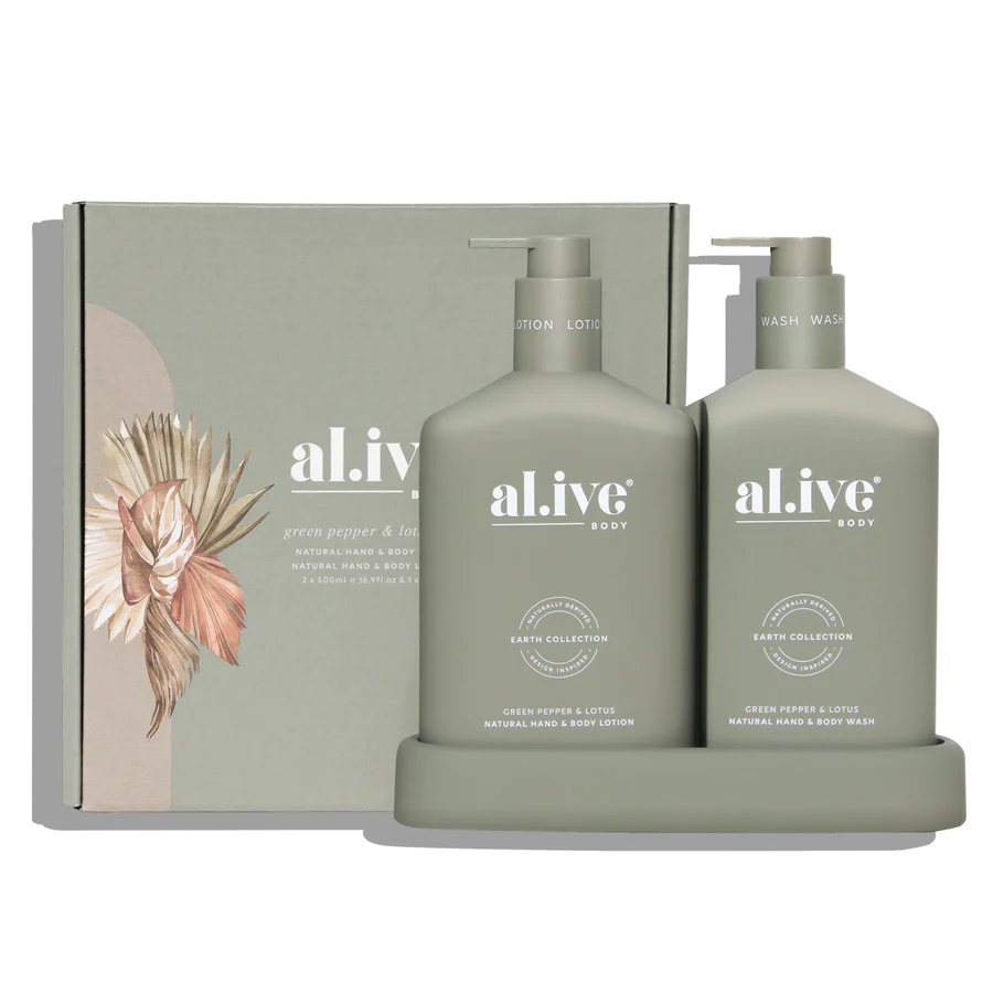 Al.ive Wash & Lotion Duo - Green Pepper & Lotus