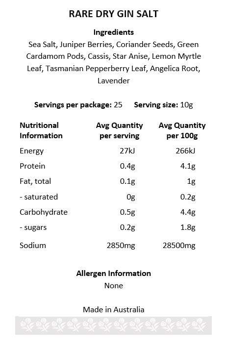 Olsson’s Four Pillars Gin Salt