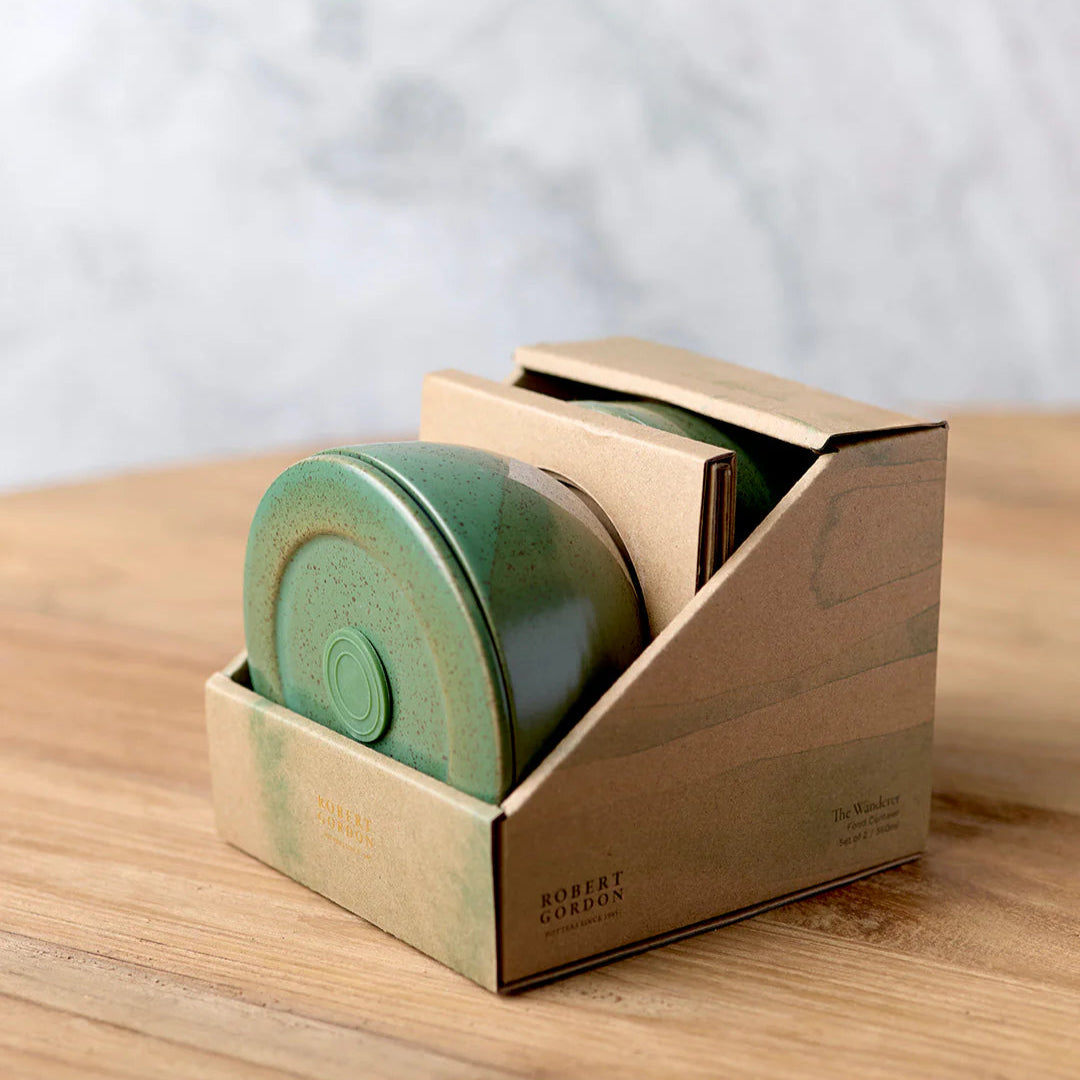 Green Set of 2 Containers - The Wanderer