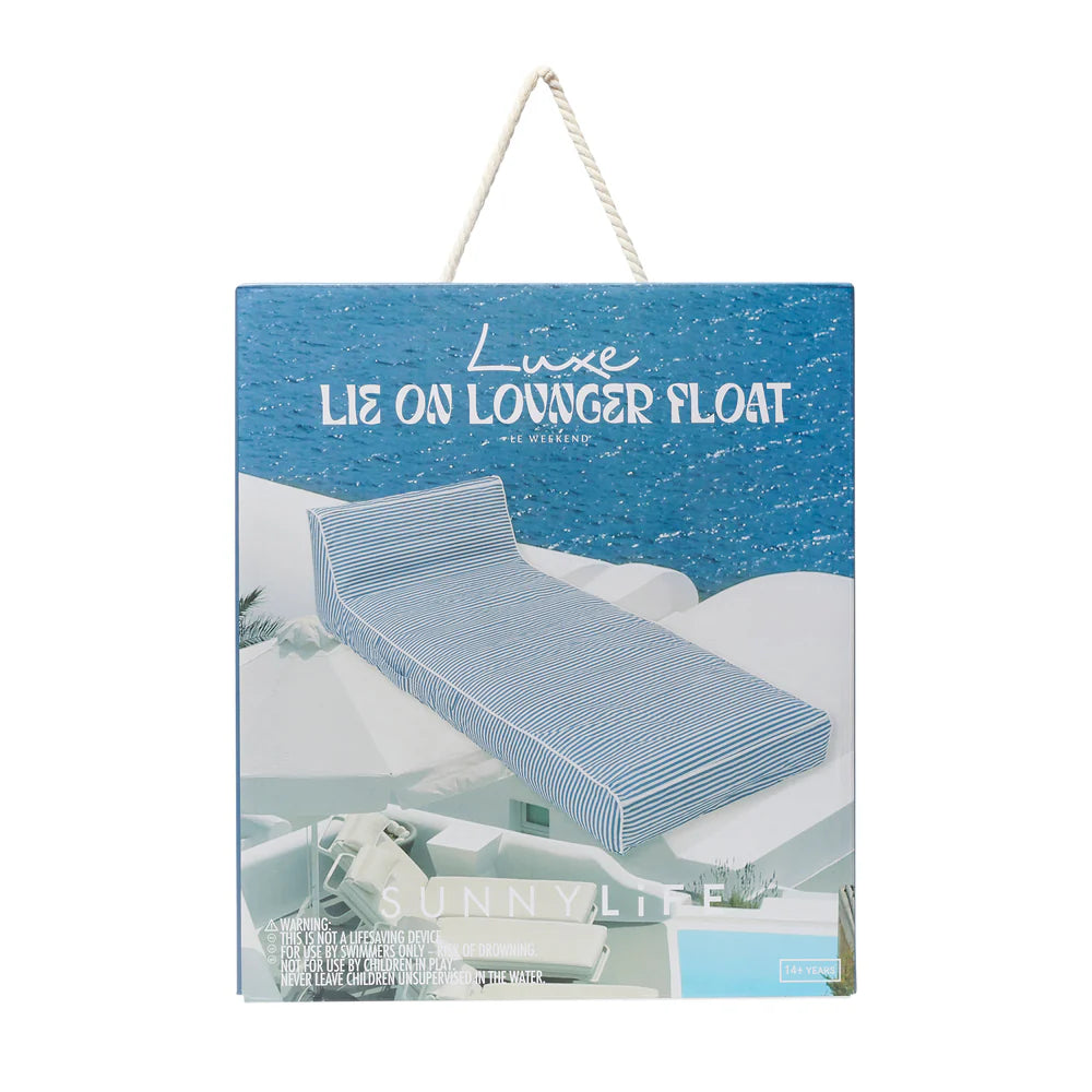 Luxe Lie-On Lounger Float - Le Weekend
