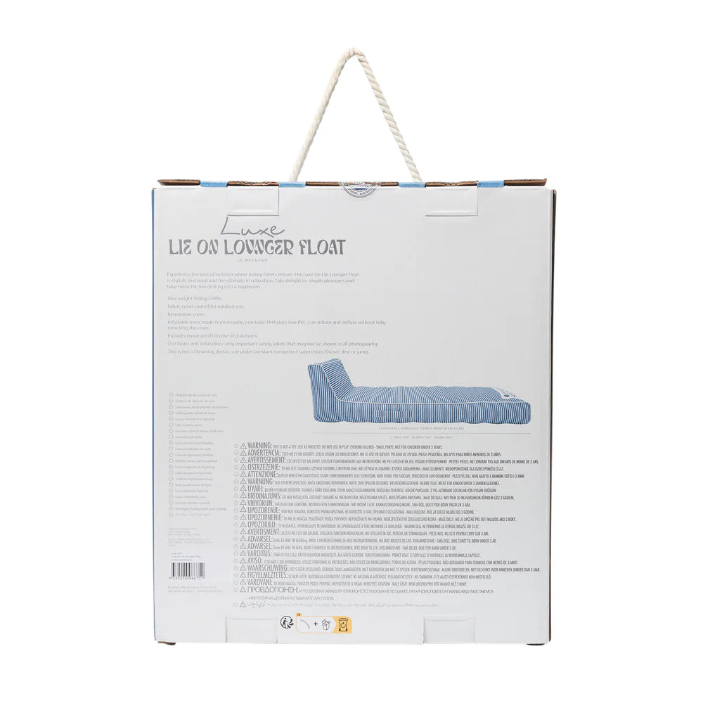Luxe Lie-On Lounger Float - Le Weekend