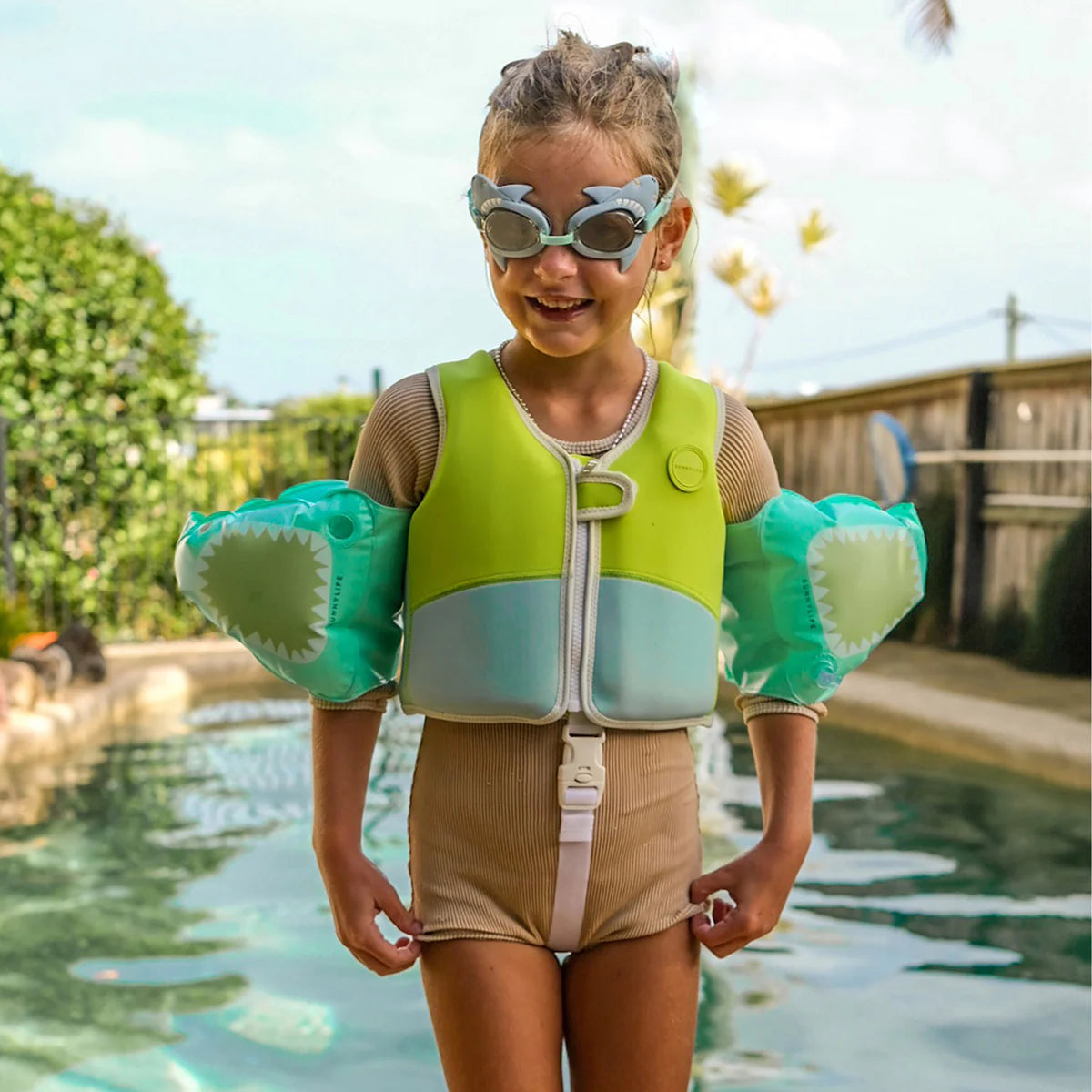 Kids Swim Vest 2-3 - Salty the Shark