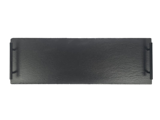 Slate Tray with Matte Black Handles