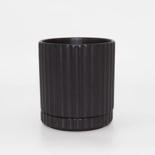 Medium Athens Planter Black