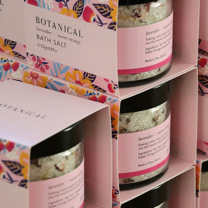 Botanical Bath Salts Lavender + Sweet Orange