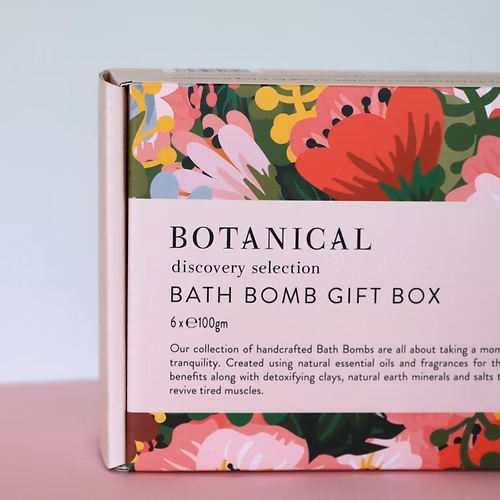 Botanical Bath Bomb Gift Box