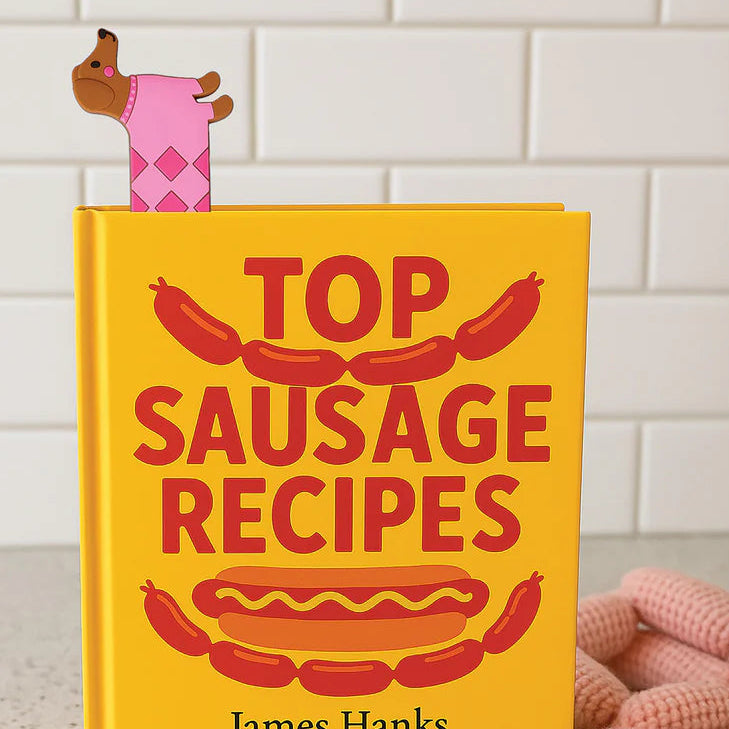 NPW Weiner Dog Bookmark Multi-Coloured