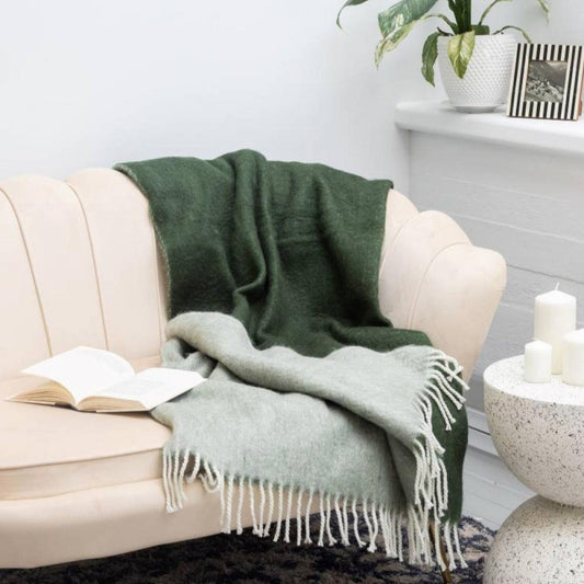 Forest / Sage Reversible Throw