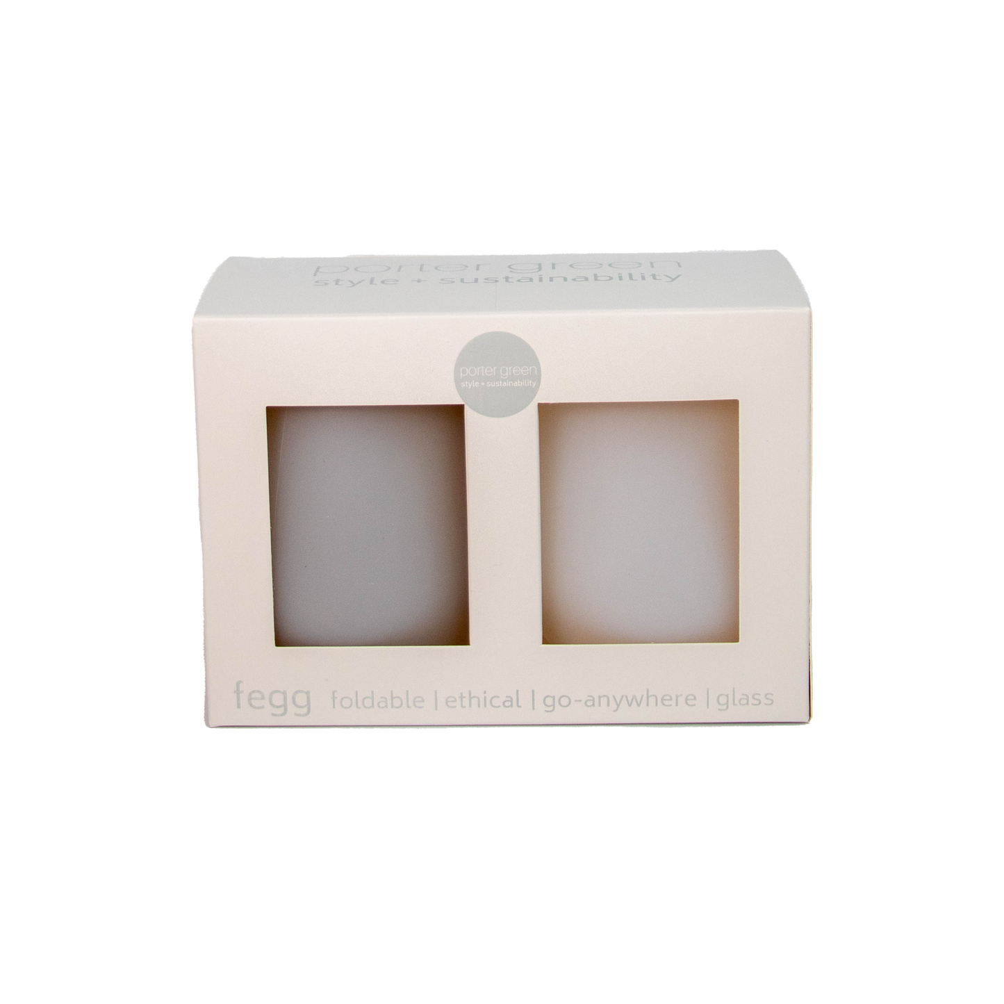 Porter Green Blanc + Dove Fegg Silicone Unbreakable Glasses