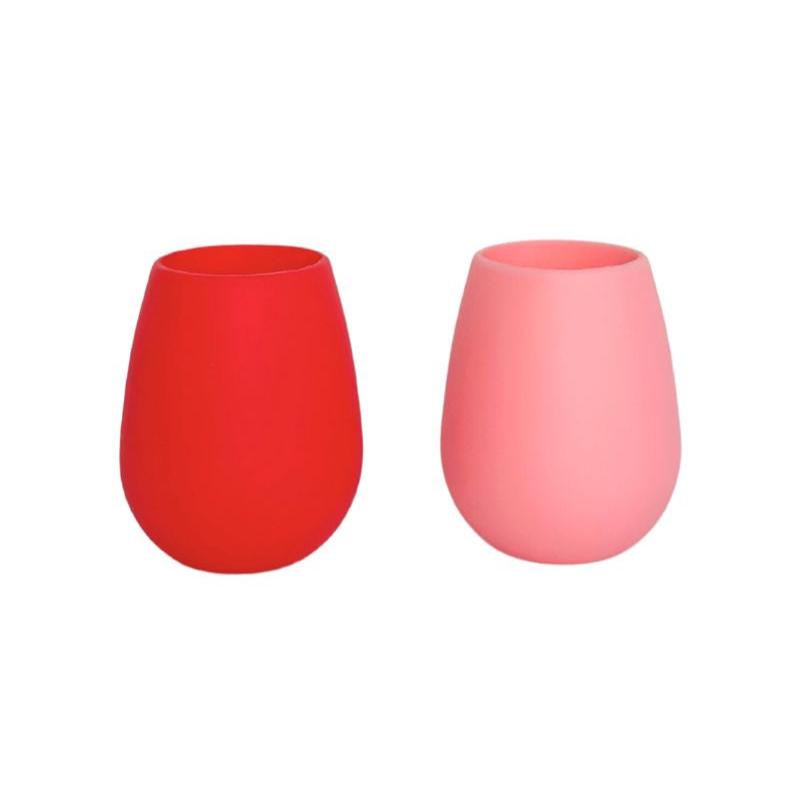 Porter Green Cherry + Blush Fegg Silicone Unbreakable Glasses