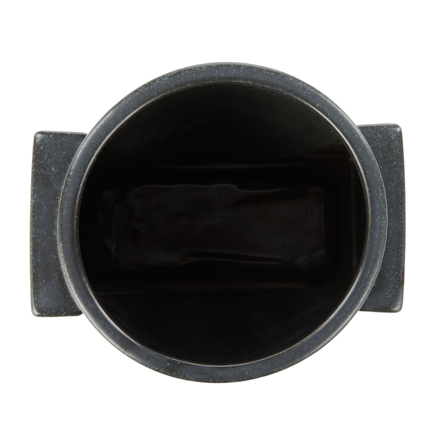 Amalfi Ponti Stoneware Planter Black