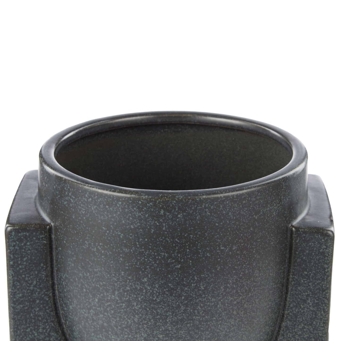 Amalfi Ponti Stoneware Planter Black