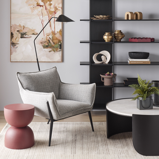 Amalfi Ponti Stoneware Planter Black