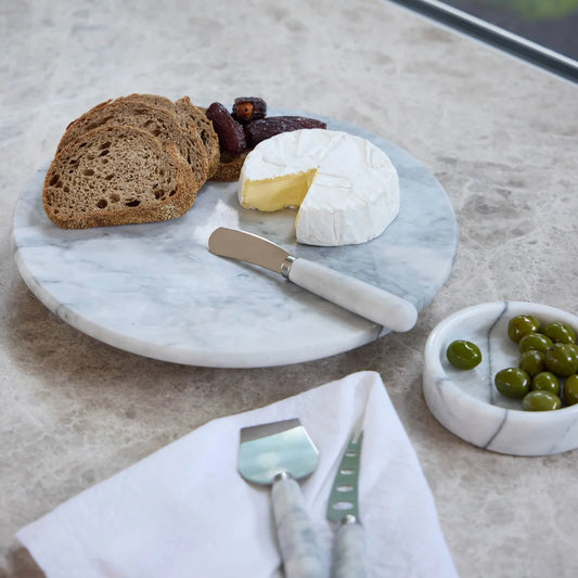 Davis & Waddell Nuvolo Marble Wine Bottle Coaster