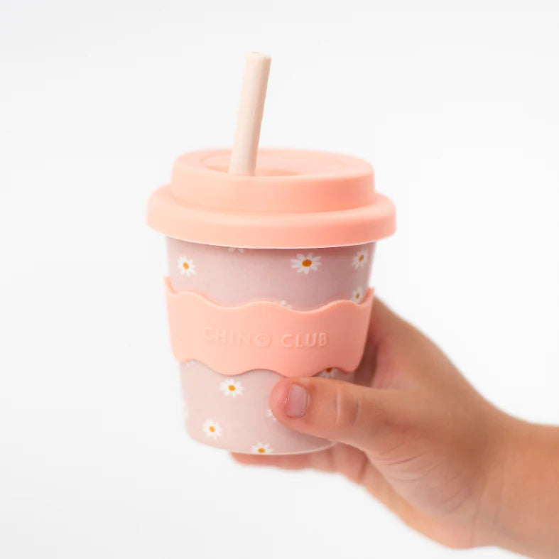 Chino Cup Pink Daisy Baby 4 oz