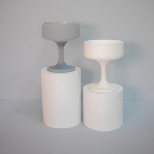 Porter Green Blanc + Dove Mecc Silicone Unbreakable Cocktail Glasses