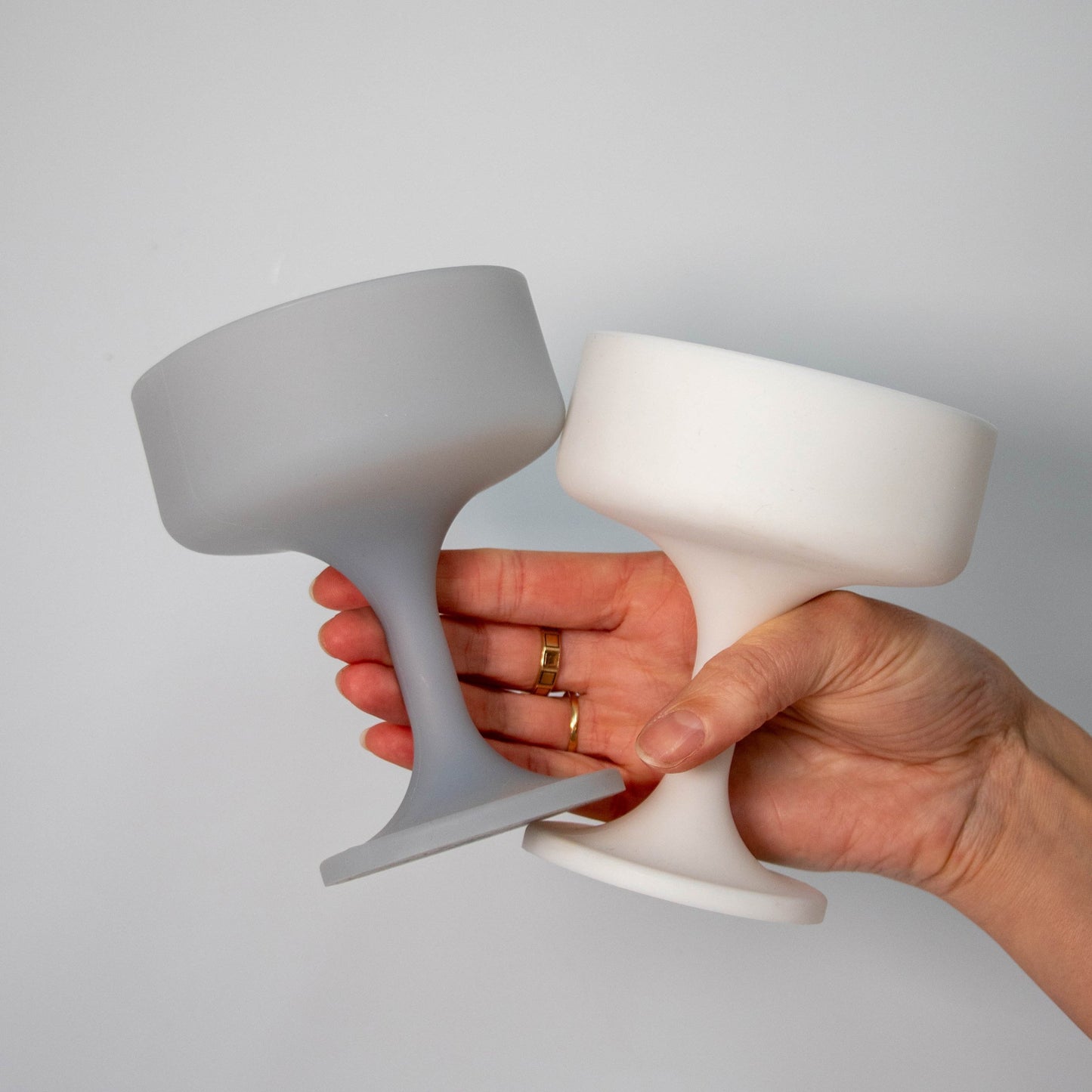 Porter Green Blanc + Dove Mecc Silicone Unbreakable Cocktail Glasses