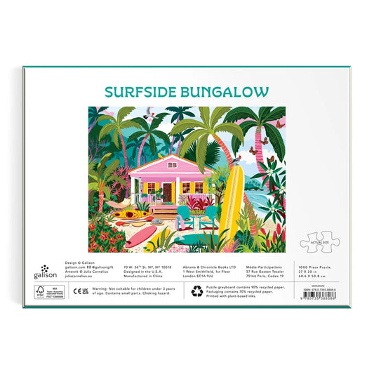 Galison Surfside Bungalow Puzzle -1000pc Multi-Coloured