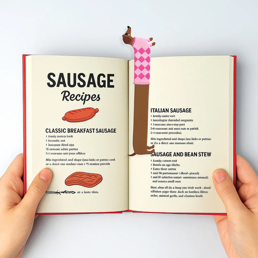 NPW Weiner Dog Bookmark Multi-Coloured