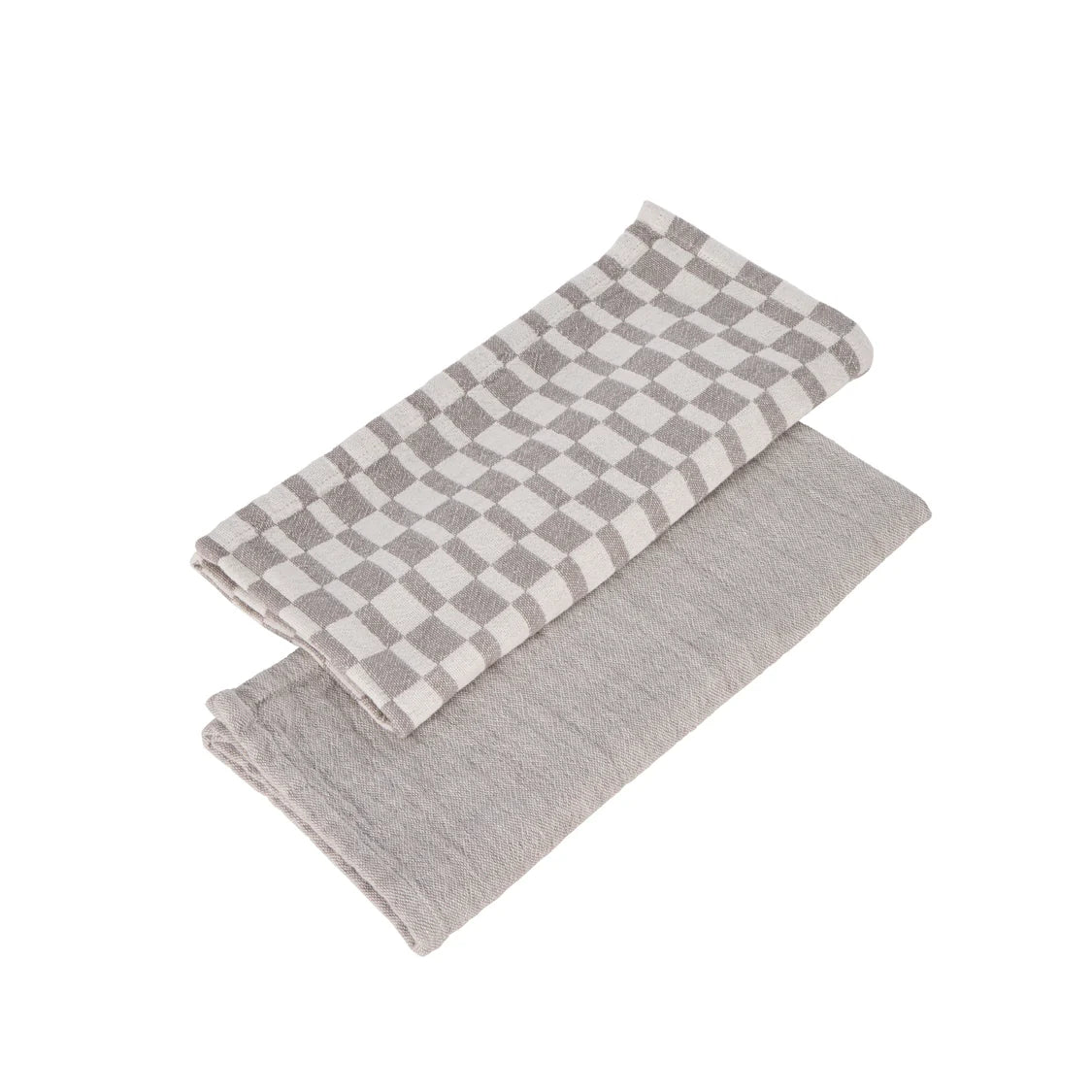 Heritage Check Cotton Tea Towel 2pcs Set