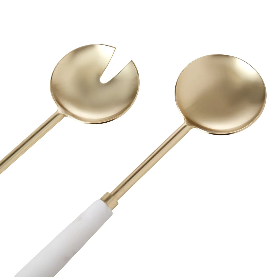 Amalfi Marble and Stainless Steel Salad Servers