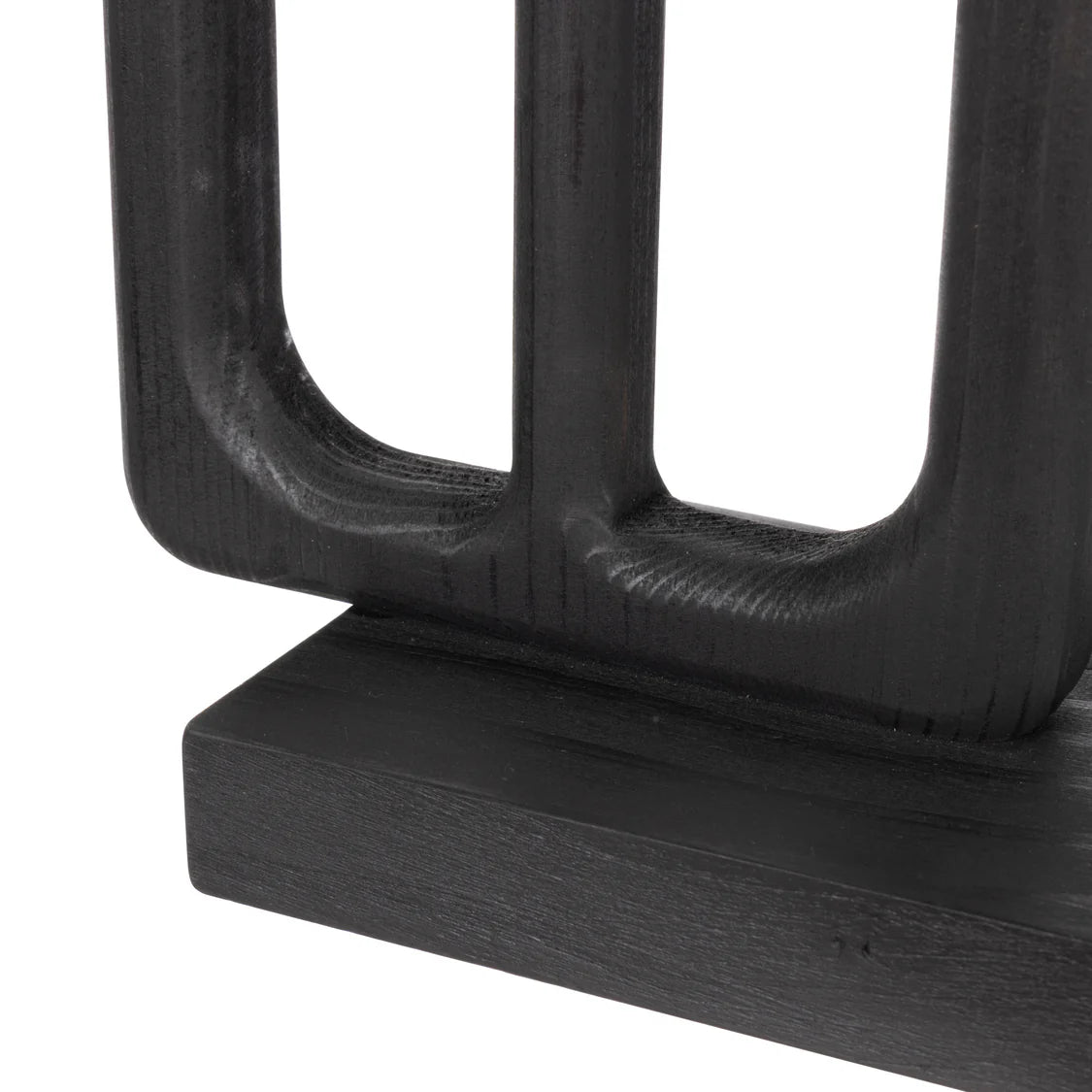 Amalfi Knox Wooden Sculpture Black