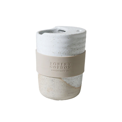White Speckle Travel Mug - The Wanderer