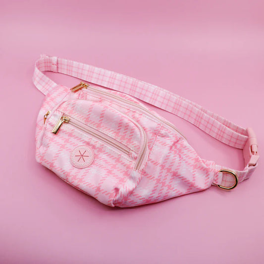 Pink Houndstooth - The Ultimate Bumbag