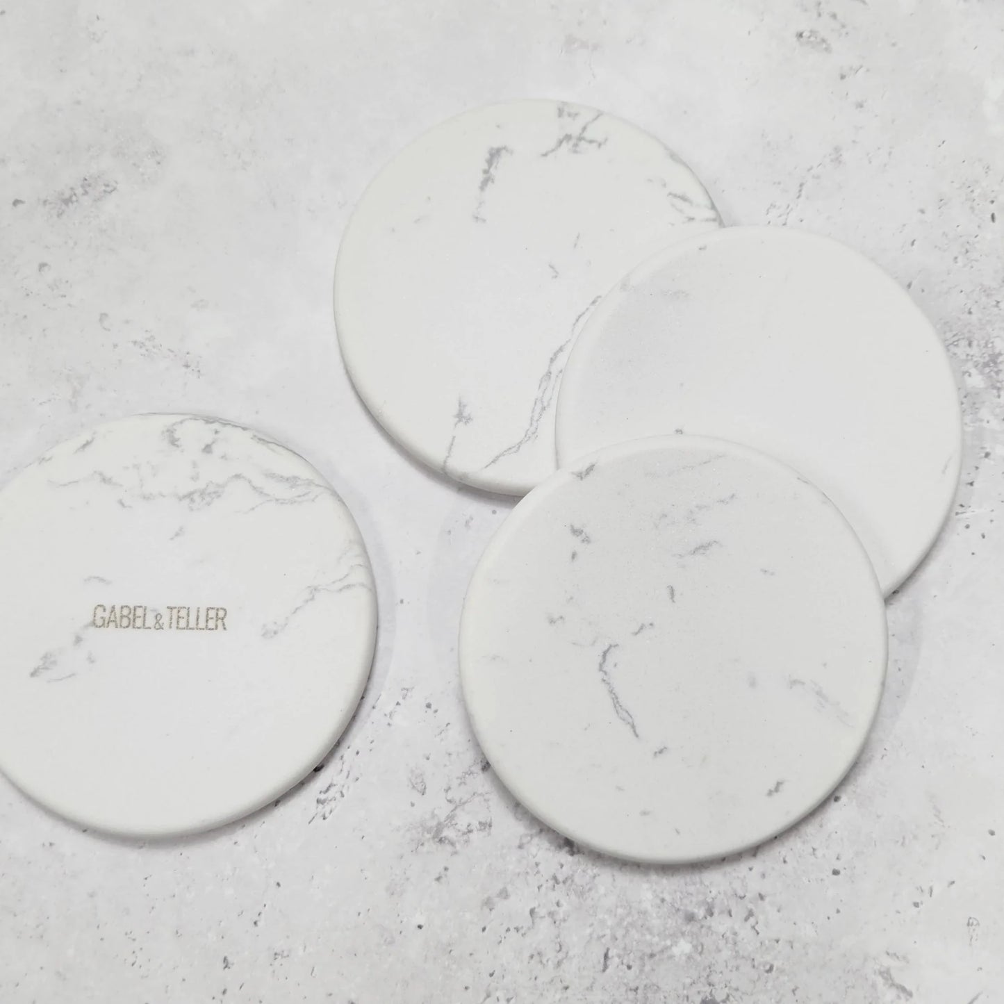 Marble Coaster Set