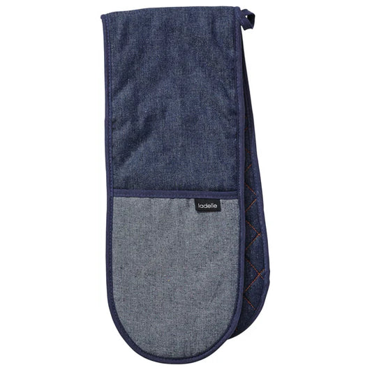 Denim Blue Double Oven Mitt