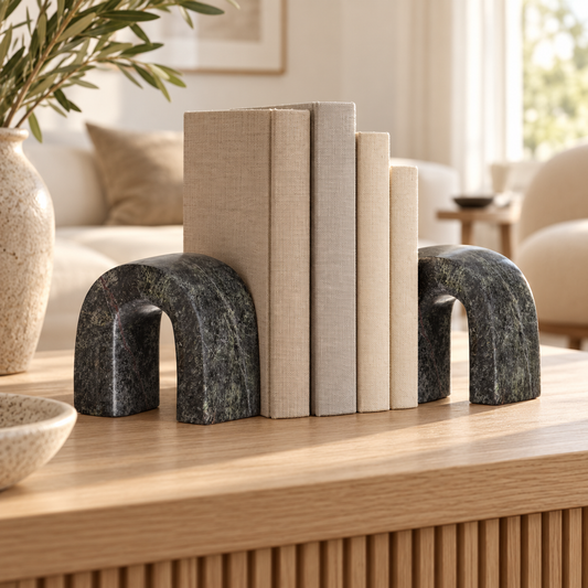 Amalfi Boyd Stone Book Ends 2pcs Set