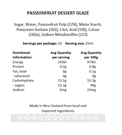 Passionfruit Glaze