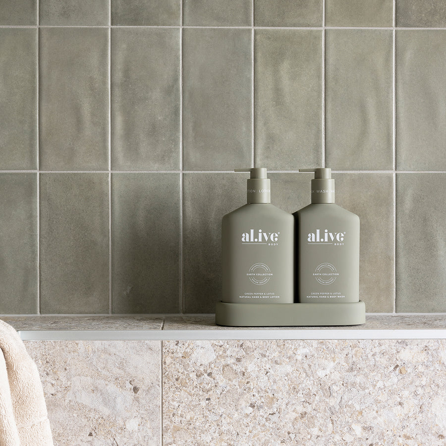 Al.ive Wash & Lotion Duo - Green Pepper & Lotus