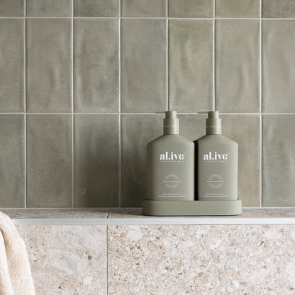 Al.ive Wash & Lotion Duo - Green Pepper & Lotus