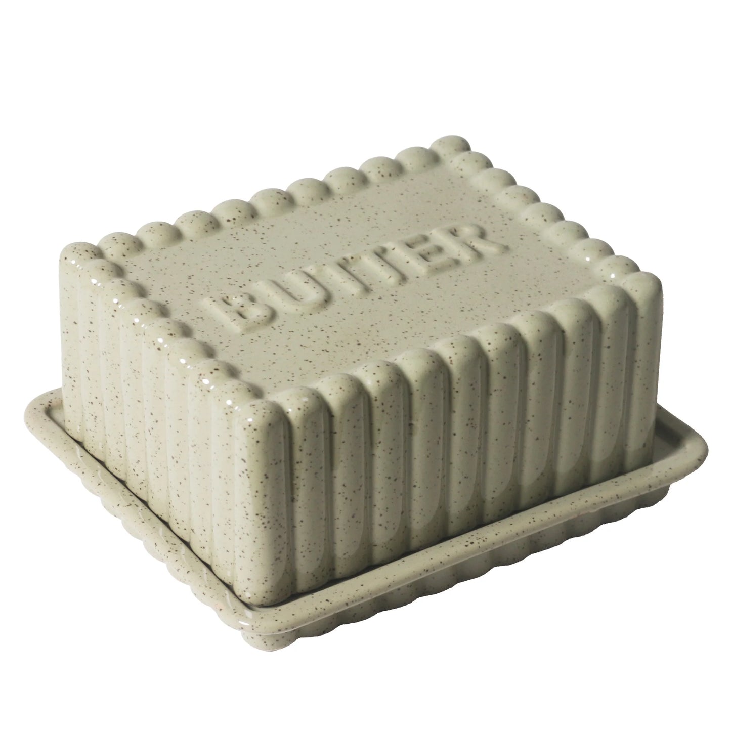 Kitchen Life Butter Dish - Peppercorn