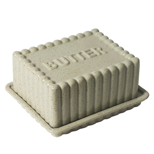 Kitchen Life Butter Dish - Peppercorn