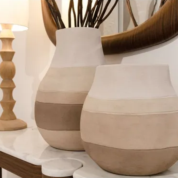 Sahara Vase - Earth Tones Large